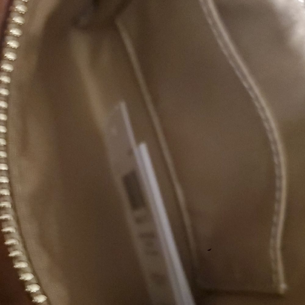 Coach Embossed Cream Wristlet - Picture 4 of 5